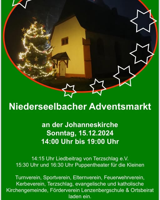 Einladung zum Adventsmarkt in Niederseelbach am dritten Adventssonntag